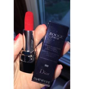 NIB Dior Rogue Refillable lipstick shade 999velvet